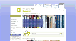 Desktop Screenshot of evangelischerbuchpreis.de
